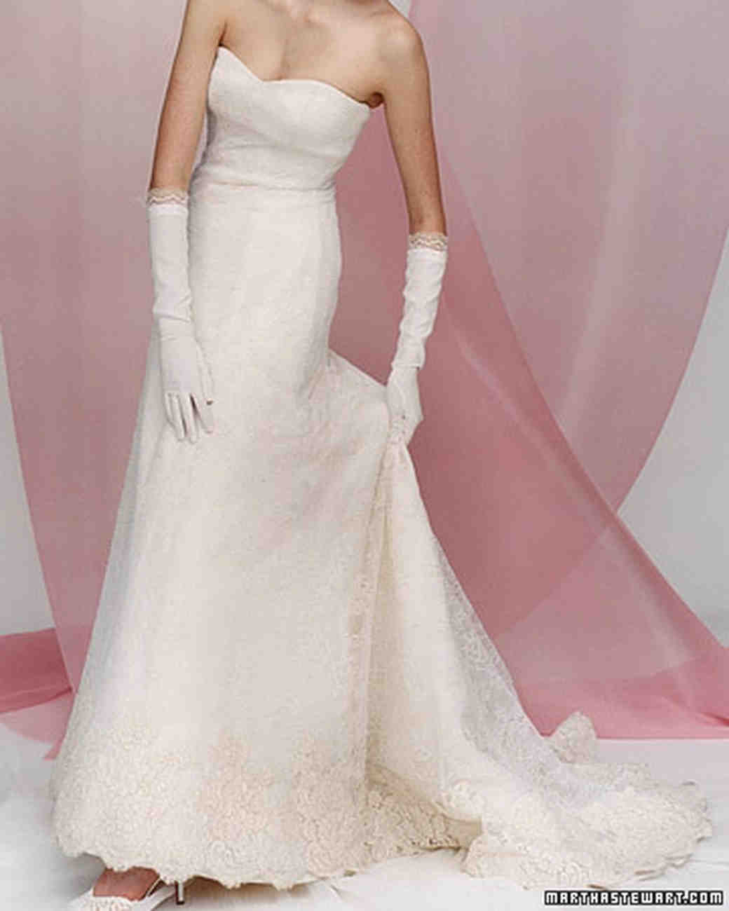 Lace Overlay Wedding Dress